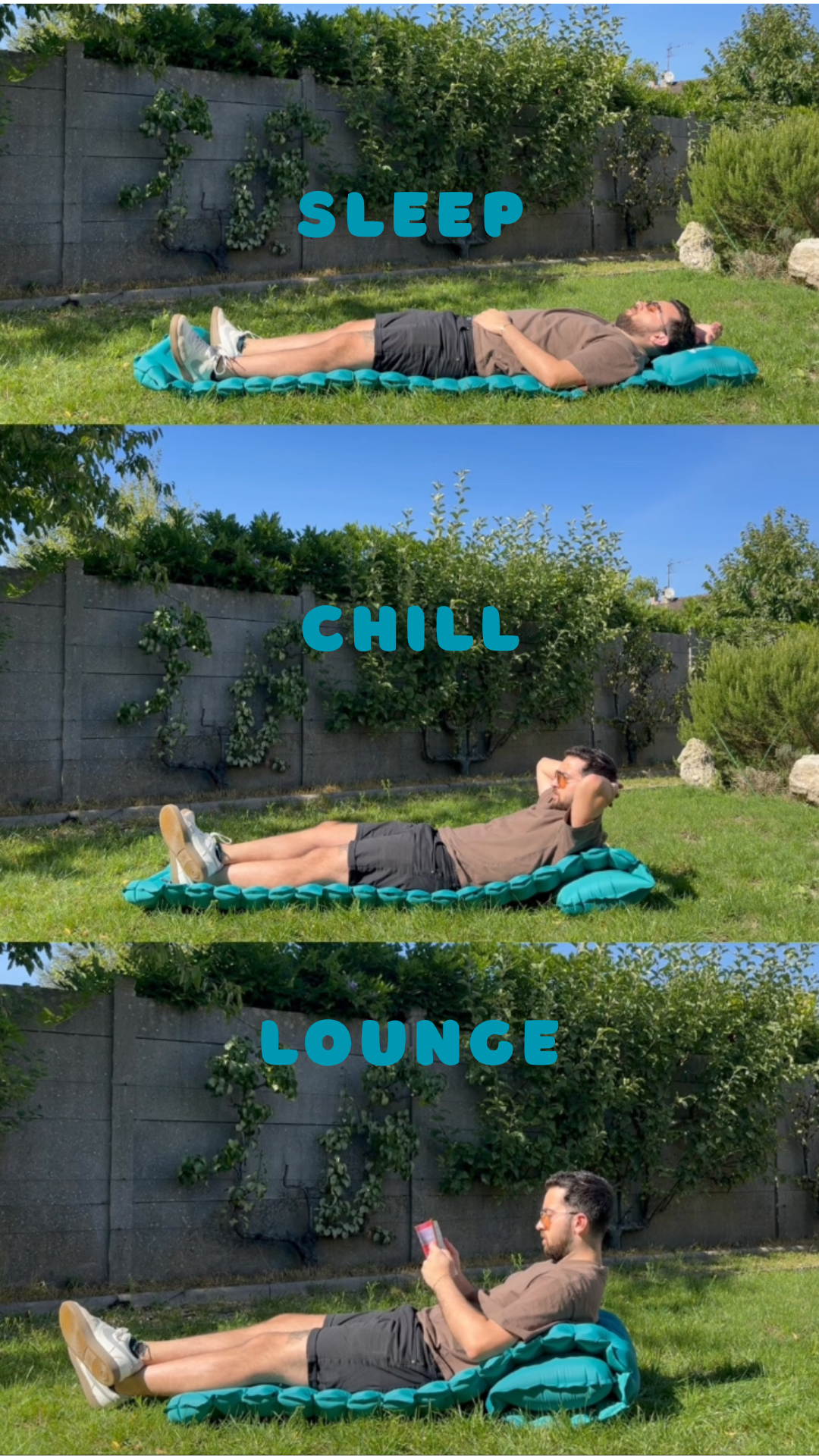 Cloud inflatable mattress packed — compact camping gear Lebanon