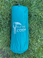 Fly The Coop Cloud mattress close-up — eco-friendly outdoor material